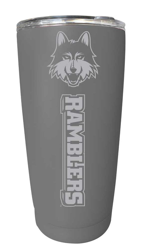 Loyola University Ramblers NCAA Laser-Engraved Tumbler - 16oz Stainless Steel Insulated Mug