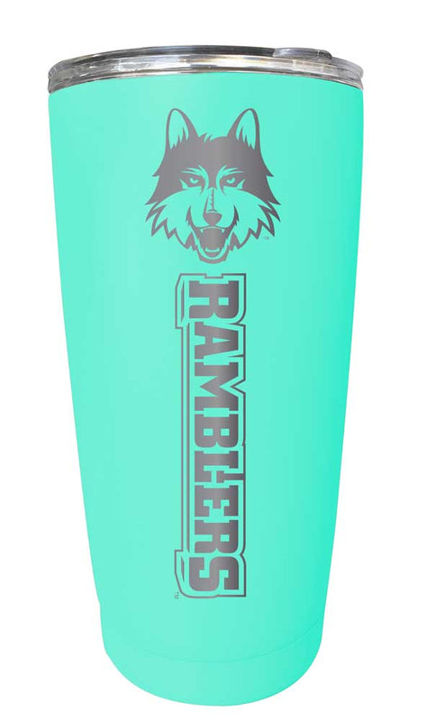 Loyola University Ramblers NCAA Laser-Engraved Tumbler - 16oz Stainless Steel Insulated Mug Choose Your Color