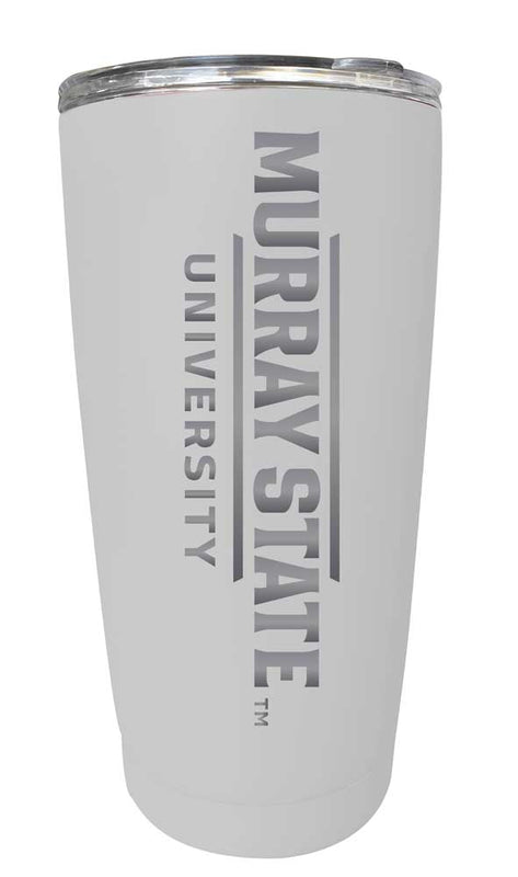 Murray State University NCAA Laser-Engraved Tumbler - 16oz Stainless Steel Insulated Mug Choose Your Color