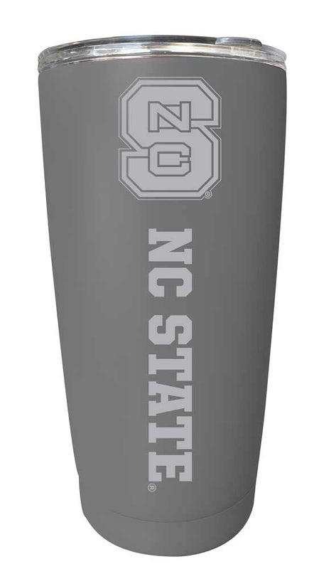 NC State Wolfpack NCAA Laser-Engraved Tumbler - 16oz Stainless Steel Insulated Mug