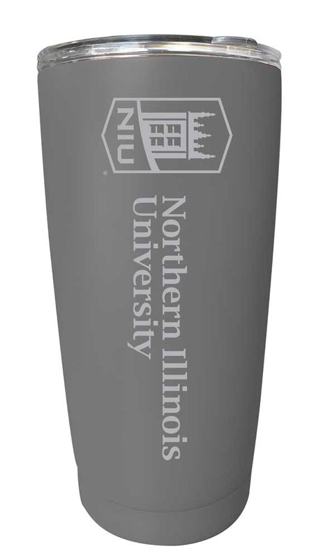 Northern Illinois Huskies NCAA Laser-Engraved Tumbler - 16oz Stainless Steel Insulated Mug