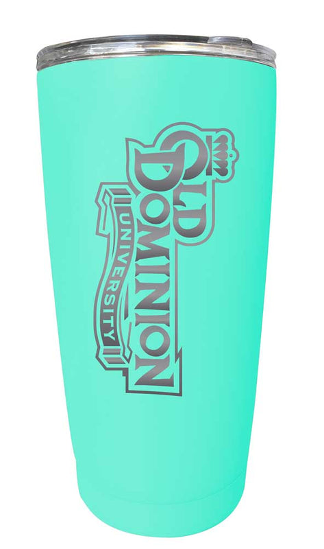 Old Dominion Monarchs NCAA Laser-Engraved Tumbler - 16oz Stainless Steel Insulated Mug Choose Your Color