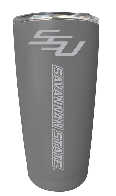 Savannah State University NCAA Laser-Engraved Tumbler - 16oz Stainless Steel Insulated Mug