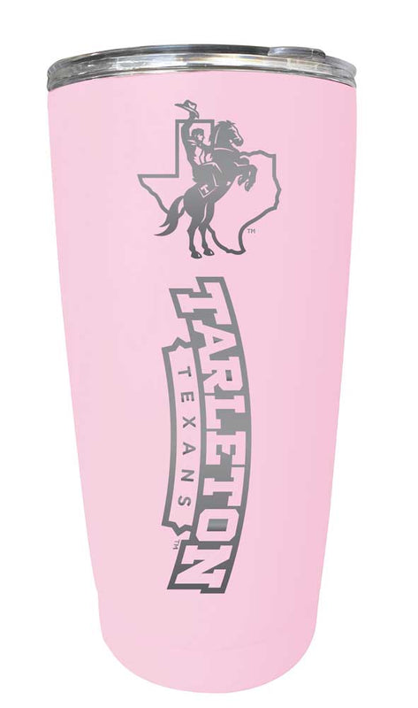 Tarleton State University NCAA Laser-Engraved Tumbler - 16oz Stainless Steel Insulated Mug