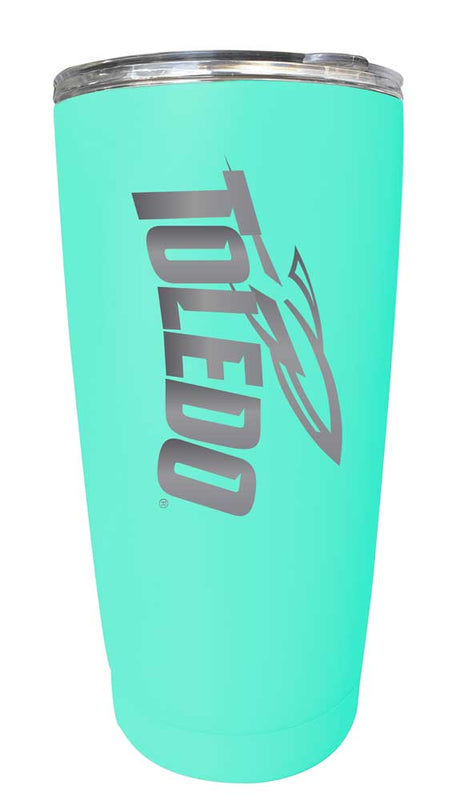 Toledo Rockets NCAA Laser-Engraved Tumbler - 16oz Stainless Steel Insulated Mug Choose Your Color