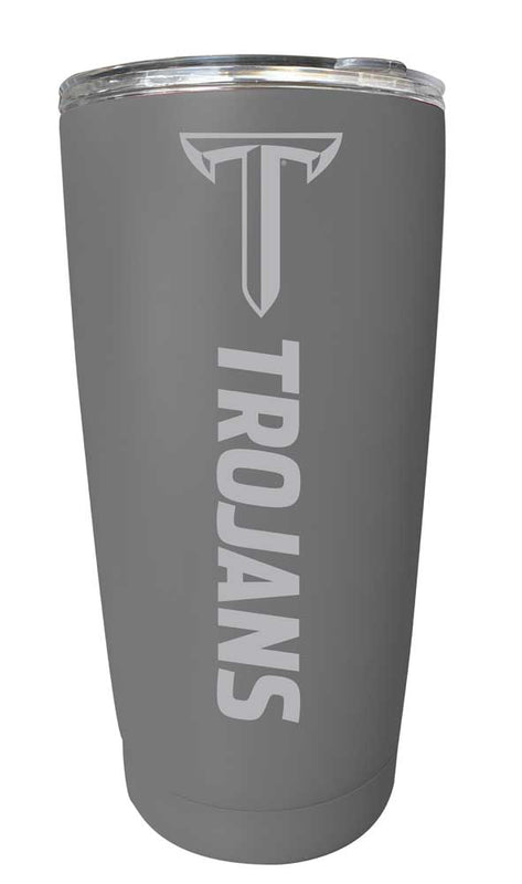 Troy University NCAA Laser-Engraved Tumbler - 16oz Stainless Steel Insulated Mug