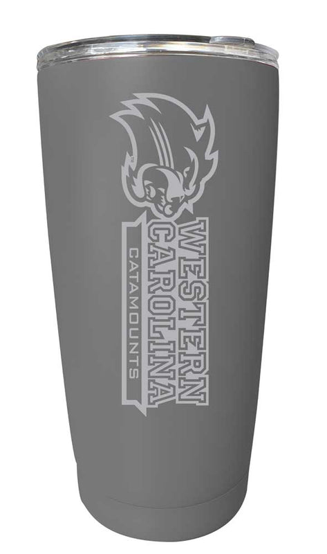 Western Carolina University NCAA Laser-Engraved Tumbler - 16oz Stainless Steel Insulated Mug