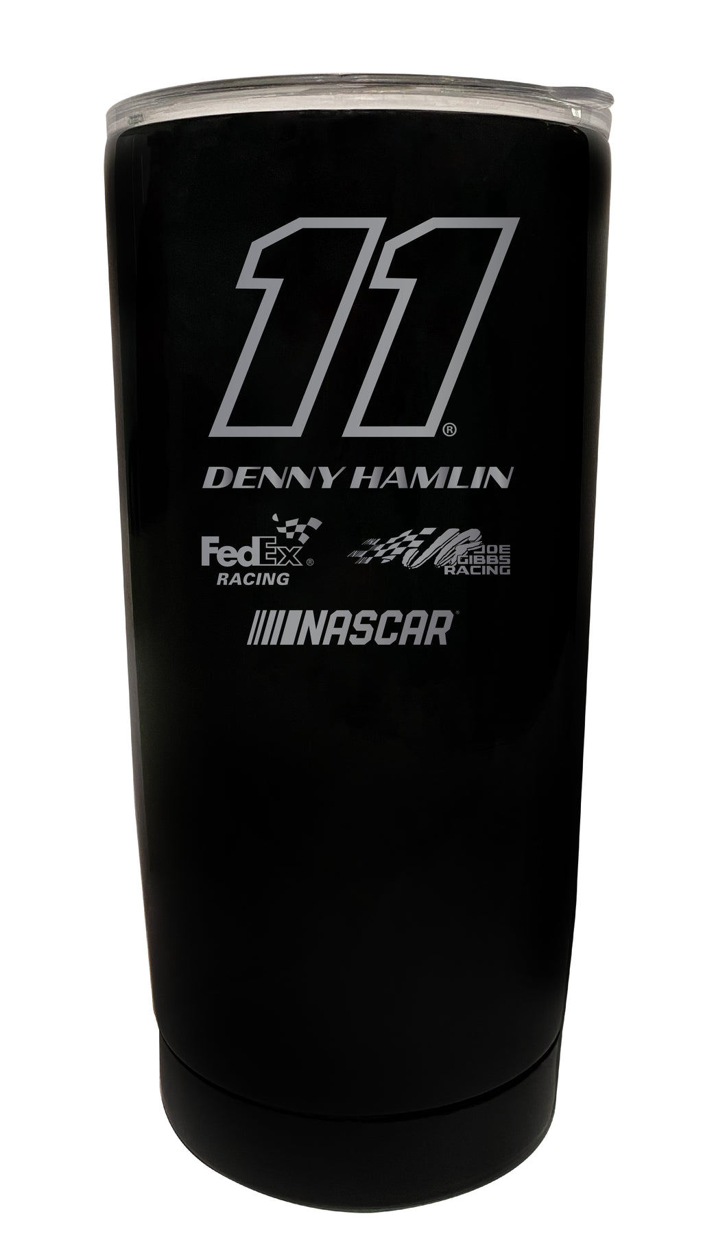 Denny Hamlin NASCAR #11 Etched 16 oz Stainless Steel Tumbler