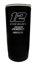 Load image into Gallery viewer, Ryan Blaney NASCAR #12 Etched 16 oz Stainless Steel Tumbler
