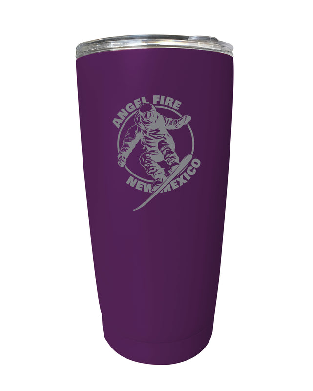 Angel Fire New Mexico Souvenir 16 oz Engraved Stainless Steel Insulated Tumbler