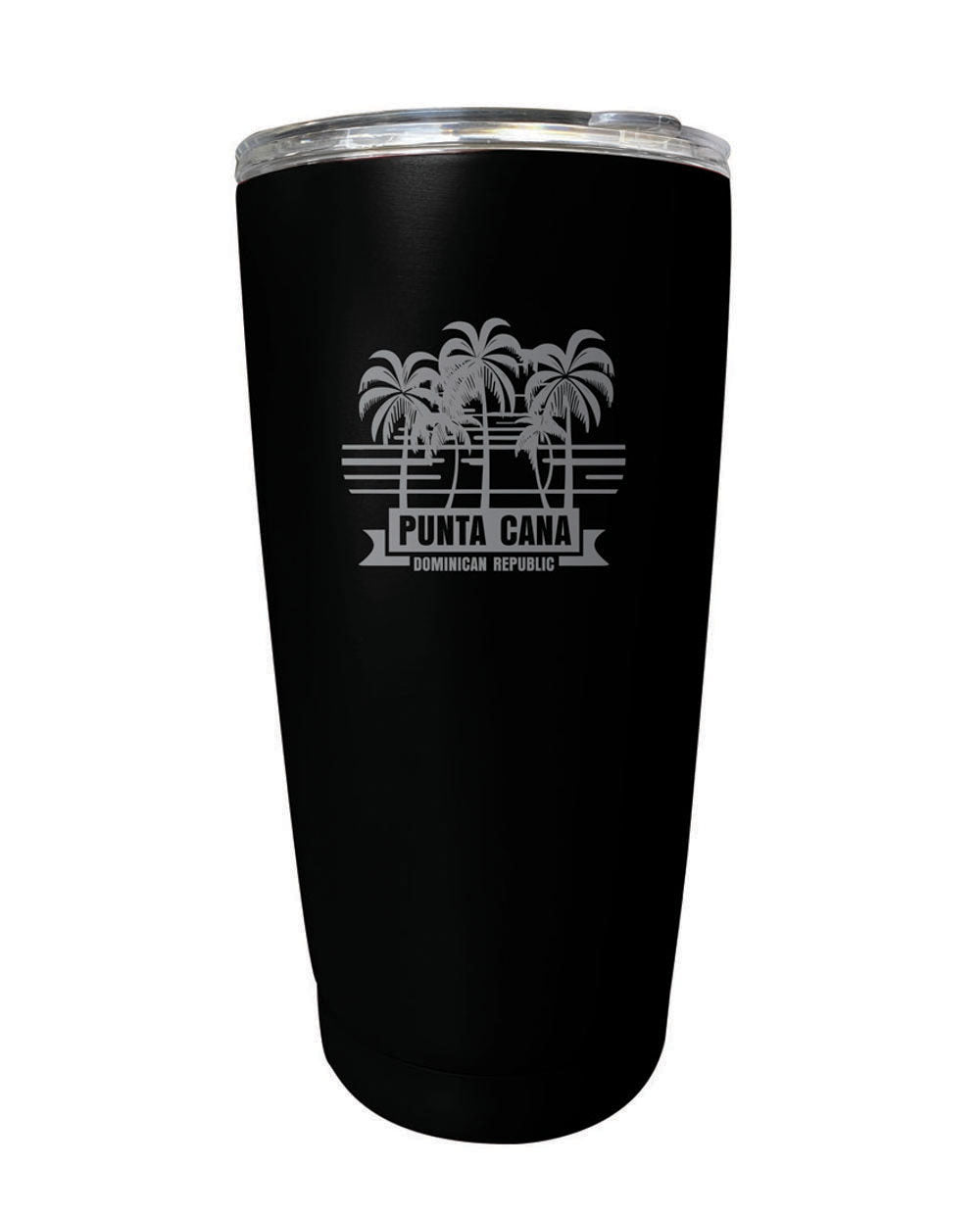 Punta Cana Dominican Republic Souvenir 16 oz Stainless Steel Insulated Tumbler Etched