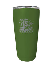 Load image into Gallery viewer, Punta Cana Dominican Republic Souvenir 16 oz Stainless Steel Insulated Tumbler Etched
