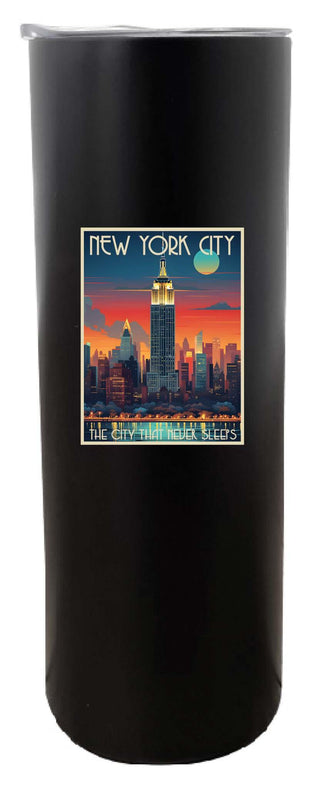 New York City B Souvenir 20 oz Insulated Skinny Tumbler