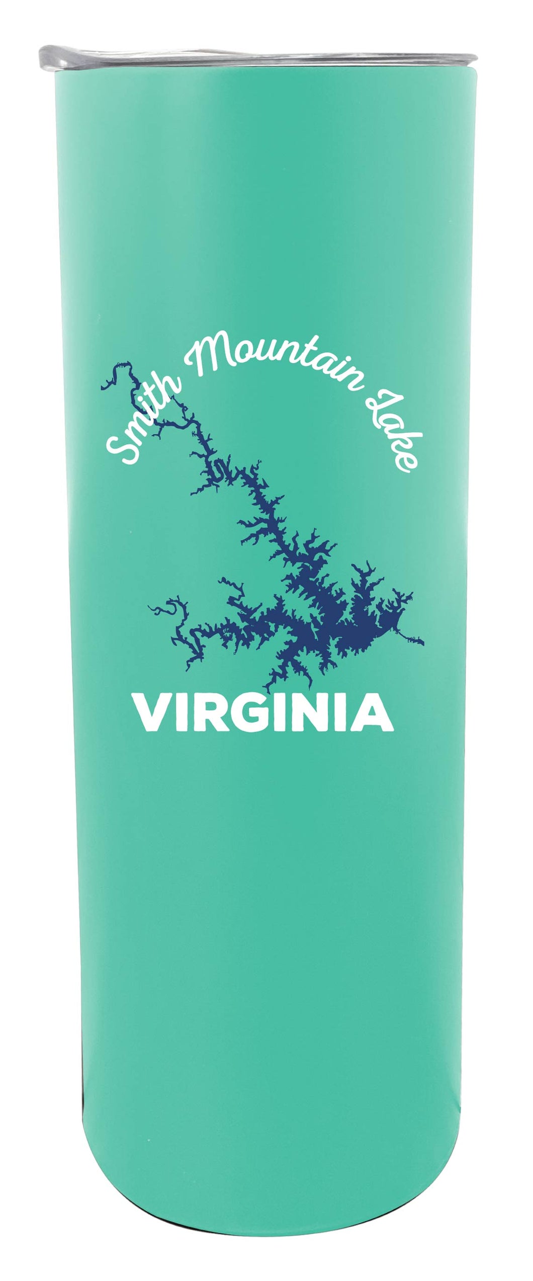 Smith Mountain Lake Virginia Souvenir 20 oz Seafoam  Insulated Stainless Steel Skinny Tumbler