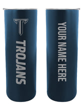Load image into Gallery viewer, Troy University 20 oz Customizable Insulated Stainless Steel Skinny Tumbler

