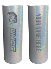 Load image into Gallery viewer, North Carolina Greensboro Spartans 20 oz Customizable Insulated Stainless Steel Skinny Tumbler
