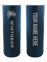 Load image into Gallery viewer, Winthrop University 20 oz Customizable Insulated Stainless Steel Skinny Tumbler
