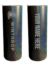 Load image into Gallery viewer, Winthrop University 20 oz Customizable Insulated Stainless Steel Skinny Tumbler
