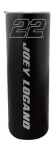 Load image into Gallery viewer, #22 Joey Logano Officially Licensed 20oz Insulated Stainless Steel Skinny Tumbler
