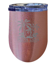 Load image into Gallery viewer, Punta Cana Dominican Republic Souvenir 12 oz Insulated Wine Stainless Steel Tumbler Etched
