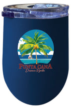 Load image into Gallery viewer, Punta Cana Dominican Republic Souvenir 12 oz Insulated Wine Stainless Steel Tumbler
