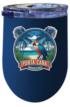 Load image into Gallery viewer, Punta Cana Dominican Republic Souvenir 12 oz Insulated Wine Stainless Steel Tumbler

