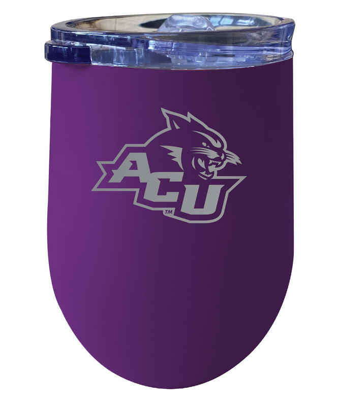 Abilene Christian University NCAA Laser-Etched Wine Tumbler - 12oz Stainless Steel Insulated Cup