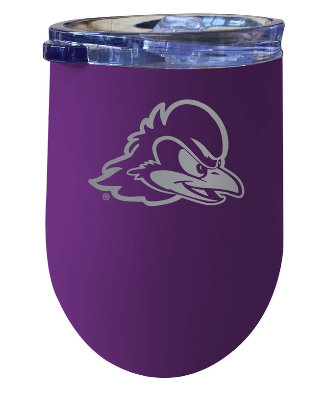 Delaware Blue Hens NCAA Laser-Etched Wine Tumbler - 12oz Stainless Steel Insulated Cup