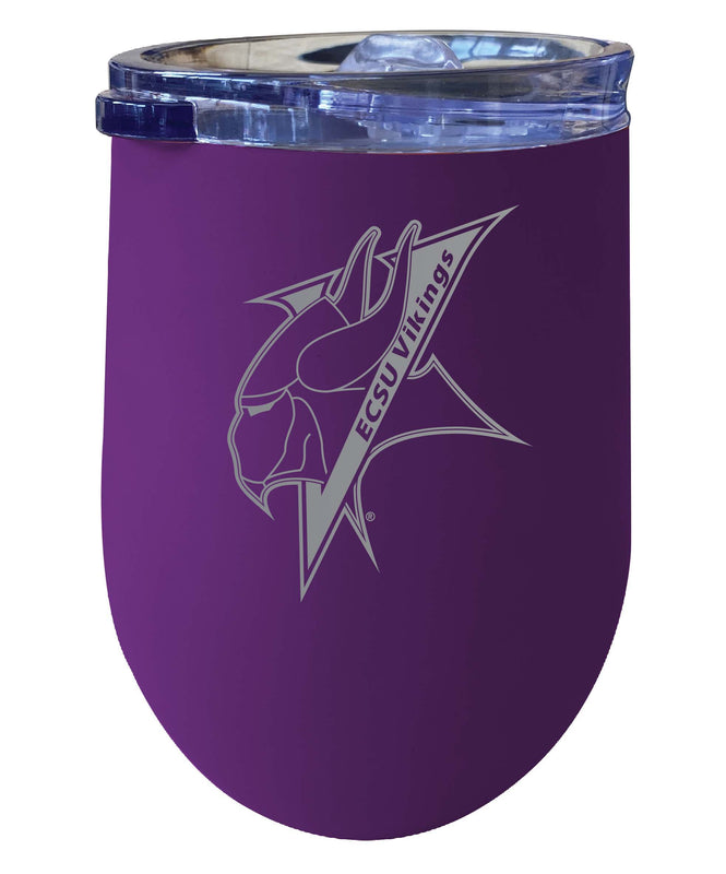 Elizabeth City State University NCAA Laser-Etched Wine Tumbler - 12oz Stainless Steel Insulated Cup