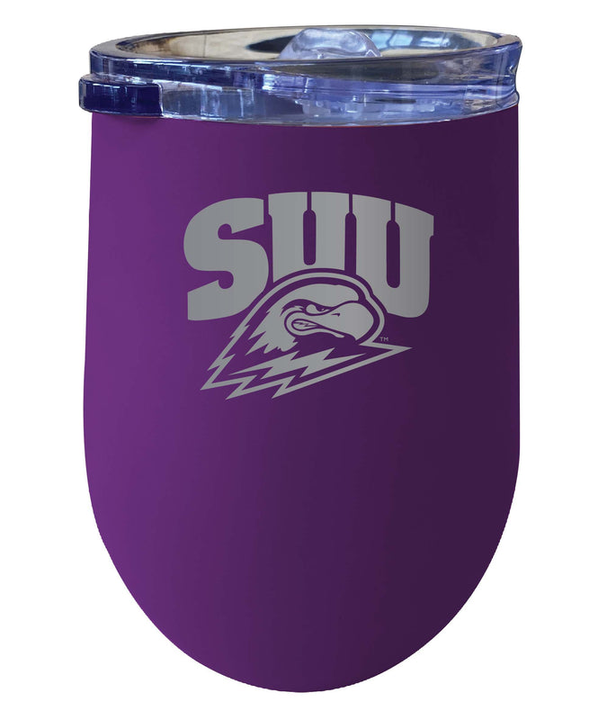 Southern Utah University NCAA Laser-Etched Wine Tumbler - 12oz Stainless Steel Insulated Cup