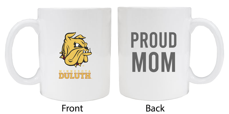 Minnesota Duluth Bulldogs Proud Mom Ceramic Coffee Mug - White