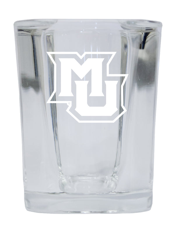 Marquette Golden Eagles NCAA Collector's Edition 2oz Square Shot Glass - Laser Etched Logo