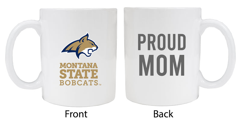 Montana State Bobcats Proud Mom Ceramic Coffee Mug - White (2 Pack)