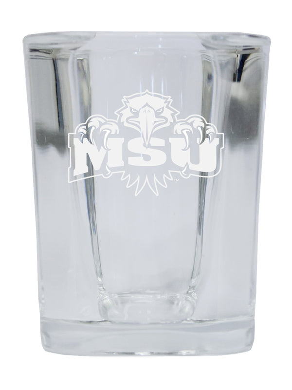 Morehead State University NCAA Collector's Edition 2oz Square Shot Glass - Laser Etched Logo