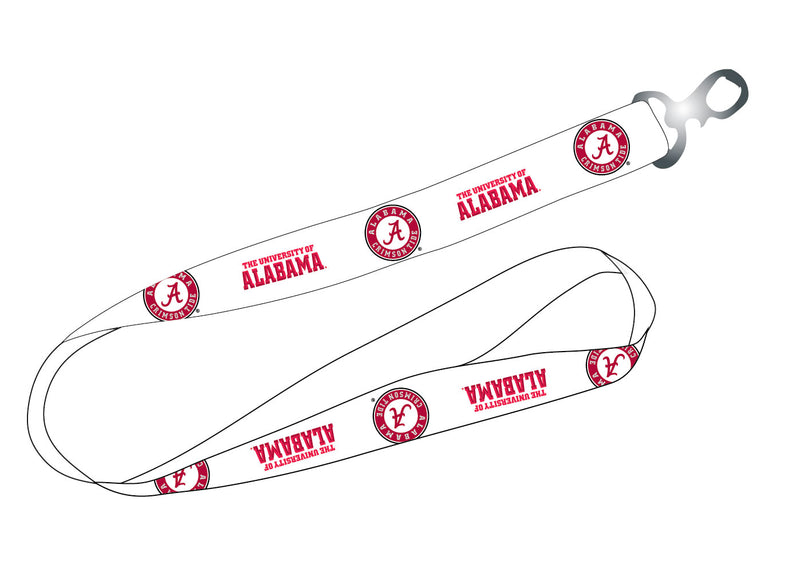 Ultimate Sports Fan Lanyard - Alabama Crimson Tide Spirit, Durable Polyester, Quick-Release Buckle & Heavy-Duty Clasp