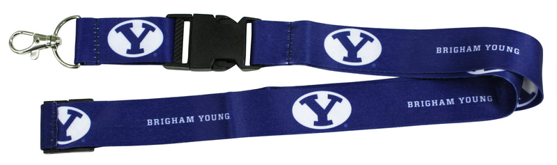 Ultimate Sports Fan Lanyard - Brigham Young Cougars Spirit, Durable Polyester, Quick-Release Buckle & Heavy-Duty Clasp