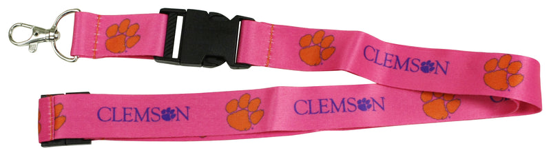 Ultimate Sports Fan Lanyard - Clemson Tigers Spirit, Durable Polyester, Quick-Release Buckle & Heavy-Duty Clasp