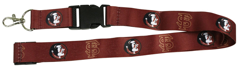 Ultimate Sports Fan Lanyard - Florida State Seminoles Spirit, Durable Polyester, Quick-Release Buckle & Heavy-Duty Clasp
