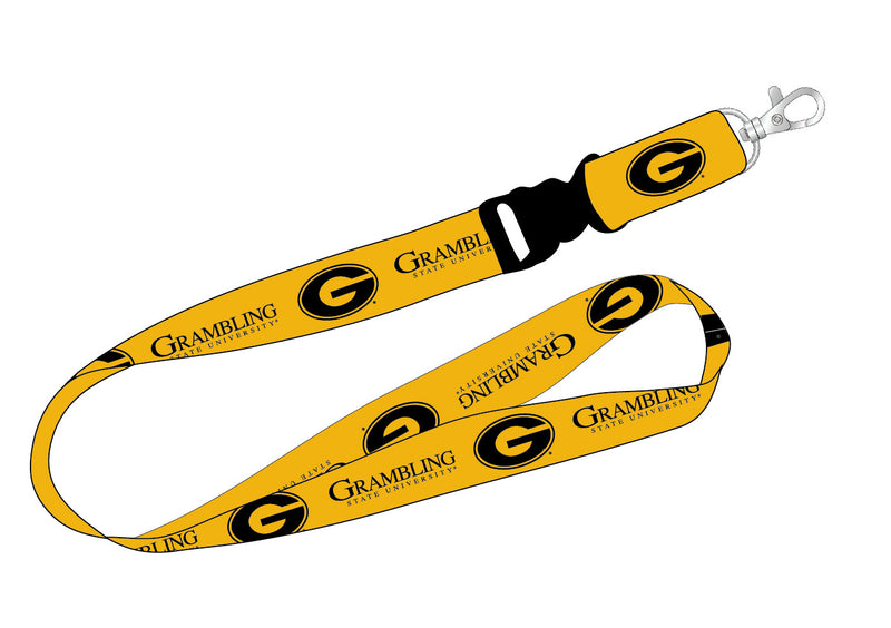 Ultimate Sports Fan Lanyard - Grambling State Tigers Spirit, Durable Polyester, Quick-Release Buckle & Heavy-Duty Clasp