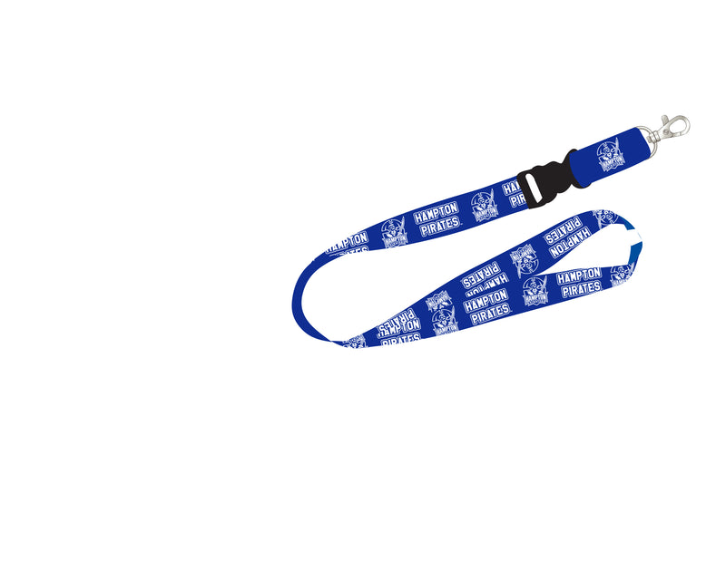 Ultimate Sports Fan Lanyard - Hampton University Spirit, Durable Polyester, Quick-Release Buckle & Heavy-Duty Clasp