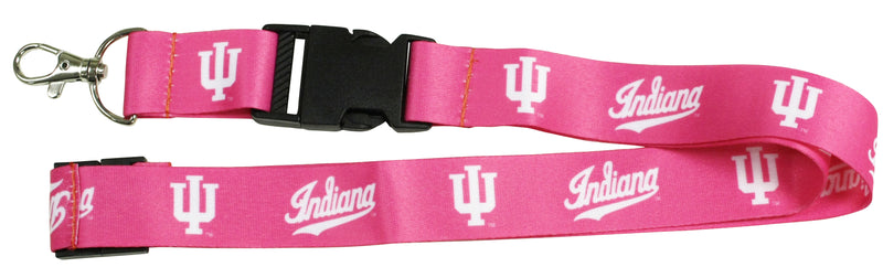 Ultimate Sports Fan Lanyard - Indiana Hoosiers Spirit, Durable Polyester, Quick-Release Buckle & Heavy-Duty Clasp
