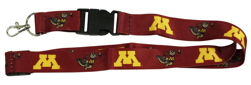 Ultimate Sports Fan Lanyard - Minnesota Gophers Spirit, Durable Polyester, Quick-Release Buckle & Heavy-Duty Clasp