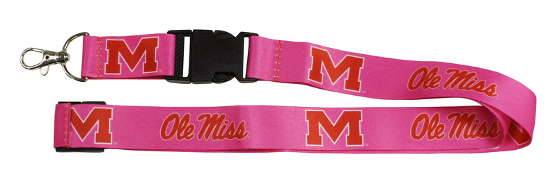 Ultimate Sports Fan Lanyard - Mississippi Rebels "Ole Miss" Spirit, Durable Polyester, Quick-Release Buckle & Heavy-Duty Clasp