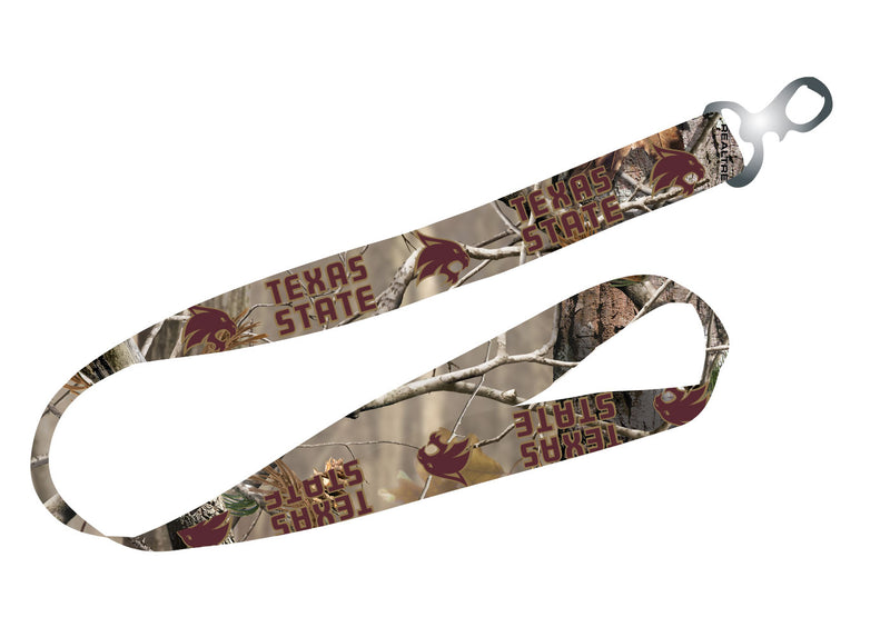 Ultimate Sports Fan Lanyard - Texas State Bobcats Spirit, Durable Polyester, Quick-Release Buckle & Heavy-Duty Clasp