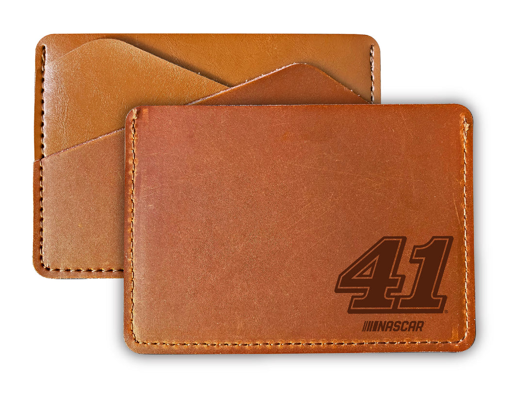 Nascar #41 Cole Custer Leather Wallet Card Holder New For 2022