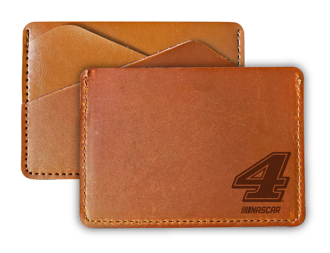 Nascar #4 Kevin Harvick Leather Wallet Card Holder New For 2022