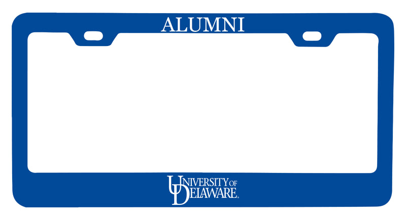 NCAA Delaware Blue Hens Alumni License Plate Frame - Colorful Heavy Gauge Metal, Officially Licensed