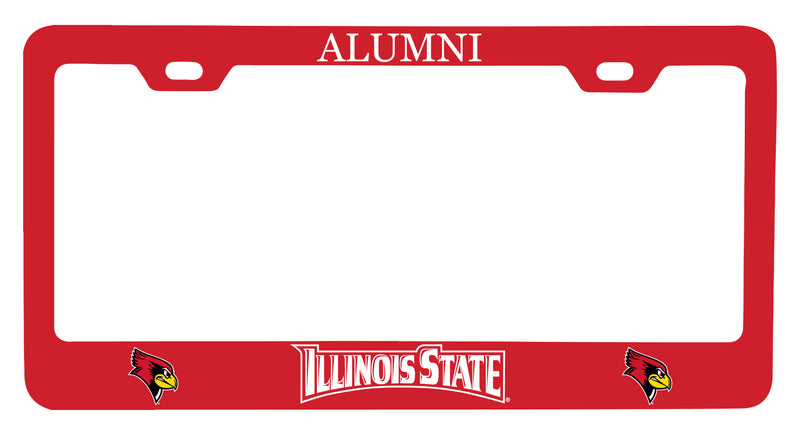 NCAA Illinois State Redbirds Alumni License Plate Frame - Colorful Heavy Gauge Metal, Officially Licensed