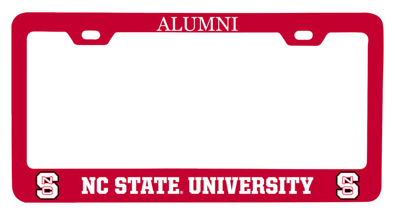 NCAA NC State Wolfpack Alumni License Plate Frame - Colorful Heavy Gauge Metal, Officially Licensed