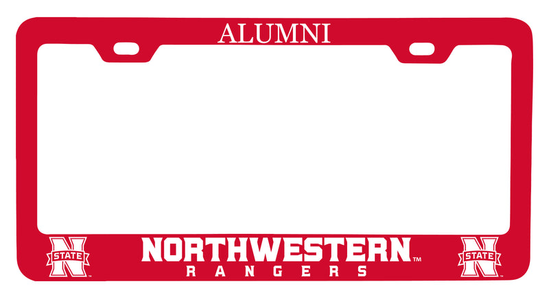 NCAA Northwestern Oklahoma State University Alumni License Plate Frame - Colorful Heavy Gauge Metal, Officially Licensed